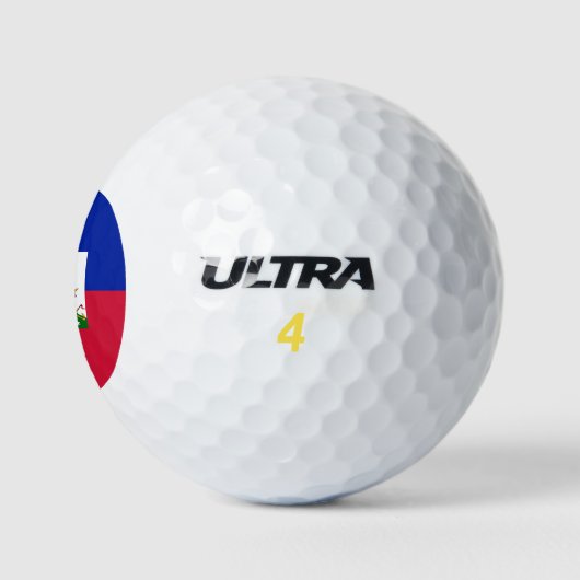 Haïtiaanse vlag golfballen (Logo)