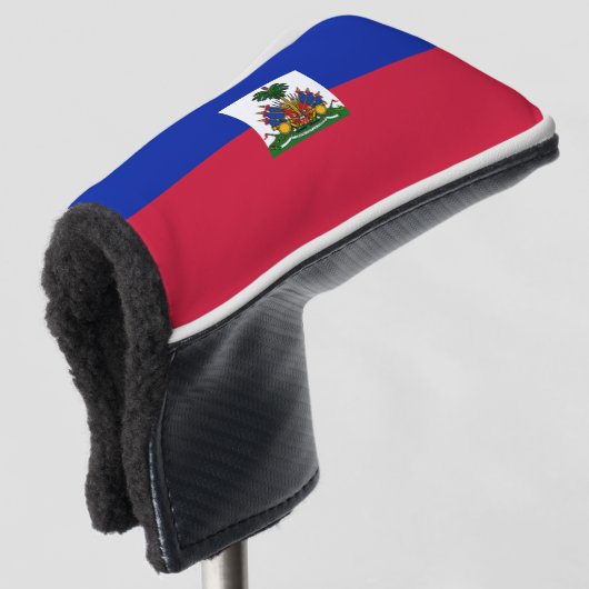 Haïtiaanse vlag golfheadcover (3/4 voorkant)
