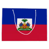 Haïtiaanse vlag groot cadeauzakje (Achterkant)