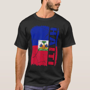 Haïtiaanse vlag Haïti Pride Roots Heritage T-shirt