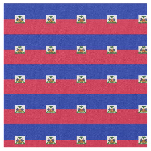 Haïtiaanse vlag & Haïti Trendy stof / mode (Close Up)