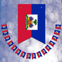 Haïtiaanse vlag & Haïtiaanse feestvlaggen / trouwe