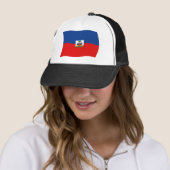 Haïtiaanse Vlag Hoed Trucker Pet (In situ)