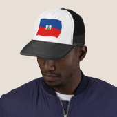 Haïtiaanse Vlag Hoed Trucker Pet (In situ)