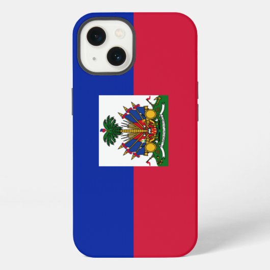 Haïtiaanse vlag iPhone hoesje (Achterkant)