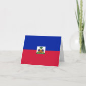 Haïtiaanse vlag kaart (Voorkant)