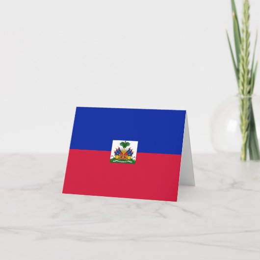 Haïtiaanse vlag kaart (Voorkant)
