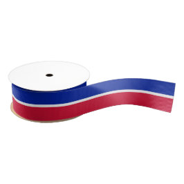 Haïtiaanse vlag kleuren lint, Haïti / sport Grosgrain Lint