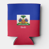Haïtiaanse vlag koelbox en Haïti partij/sport Blikjeskoeler (Voorkant)