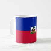 Haïtiaanse vlag koffiemok (Voorkant links)