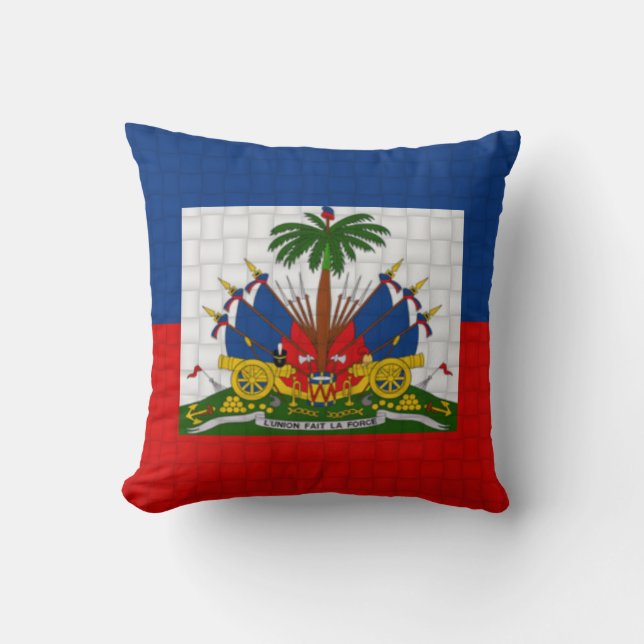 Haïtiaanse vlag kussen (Voorkant)