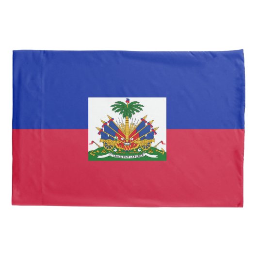 Haïtiaanse vlag kussensloop (Achterkant)