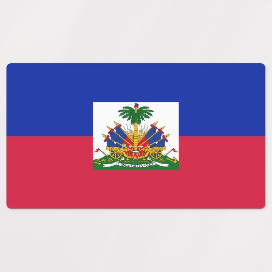 Haïtiaanse vlag labels (Design 2)