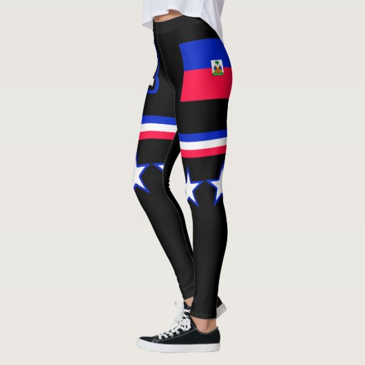 Haïtiaanse vlag leggings (Links)