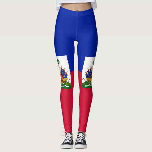 Haïtiaanse vlag leggings (Voorkant)