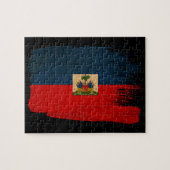 Haïtiaanse vlag legpuzzel (Horizontaal)