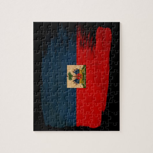 Haïtiaanse vlag legpuzzel (Verticaal)