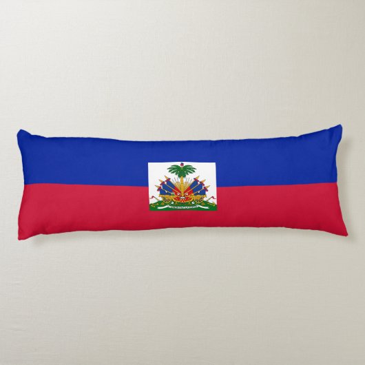 Haïtiaanse vlag lichaamskussen (Achterkant)