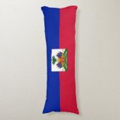 Haïtiaanse vlag lichaamskussen (Voorkant Verticaal)