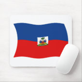 Haitiaanse Vlag Muismat (Met muis)