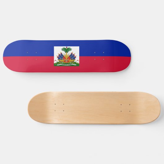 Haïtiaanse vlag persoonlijk skateboard (Horizontaal)