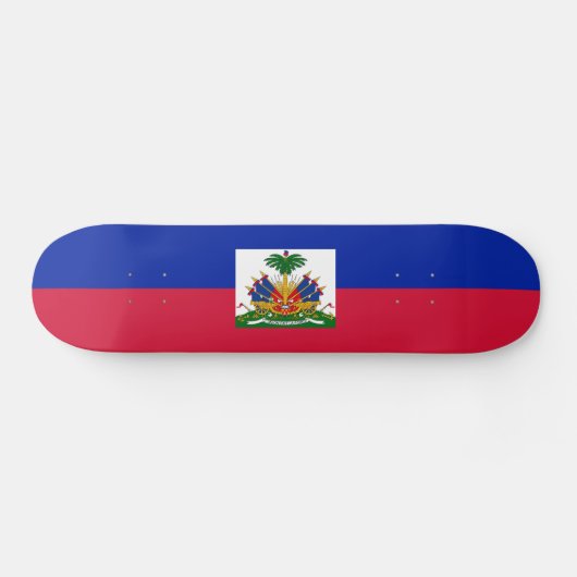 Haïtiaanse vlag persoonlijk skateboard (Horizontaal)