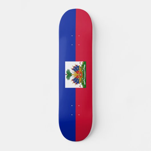 Haïtiaanse vlag persoonlijk skateboard (Voorkant)