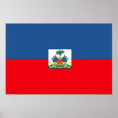 Haïtiaanse vlag poster (Voorkant)