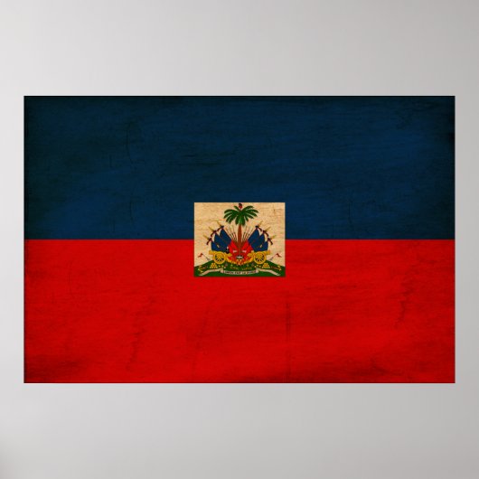 Haïtiaanse vlag poster (Voorkant)