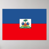 Haïtiaanse vlag poster (Voorkant)