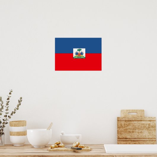 Haïtiaanse vlag poster (Keuken)
