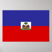 Haïtiaanse vlag poster (Voorkant)