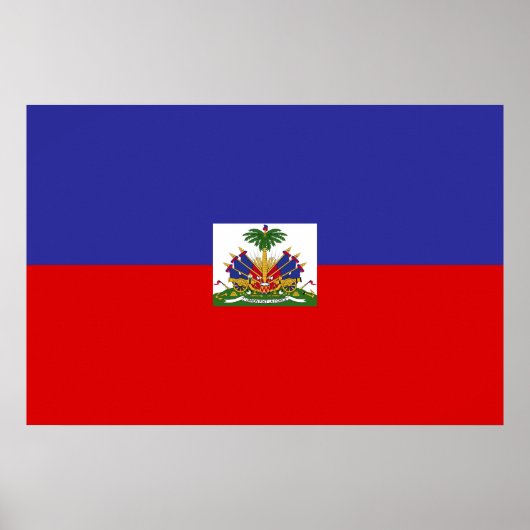 Haïtiaanse vlag poster (Voorkant)
