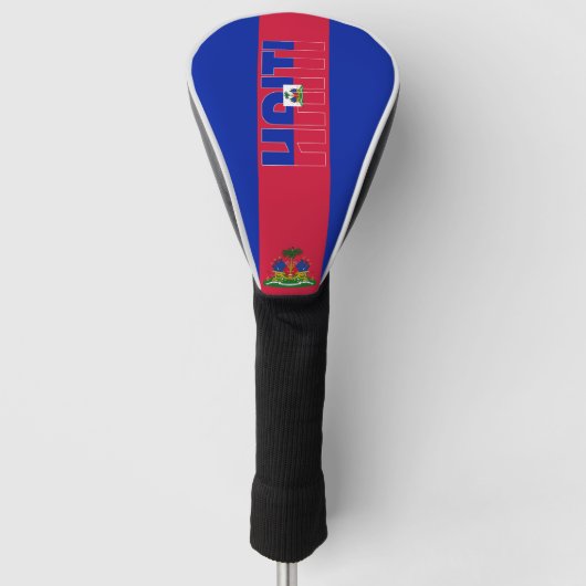 Haïtiaanse vlag - Prachtige patriottische vlag Golfheadcover (Voorkant)
