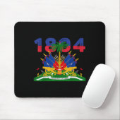 Haïtiaanse vlag Pride 1804 Onafhankelijkheidsdag H Muismat (Met muis)
