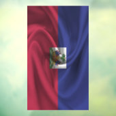 Haïtiaanse vlag raamsticker (Vel 3)