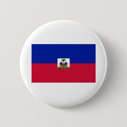 Haïtiaanse vlag ronde button 5,7 cm (Voorkant)
