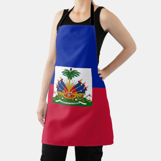 Haïtiaanse vlag schort (Insitu)