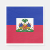 Haïtiaanse vlag servet (Voorkant)
