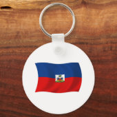 Haïtiaanse Vlag Sleutelhanger (Voorkant)