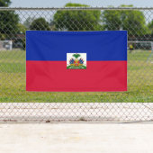 Haïtiaanse vlag spandoek (Insitu)