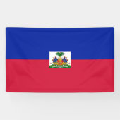 Haïtiaanse vlag spandoek (Horizontaal)