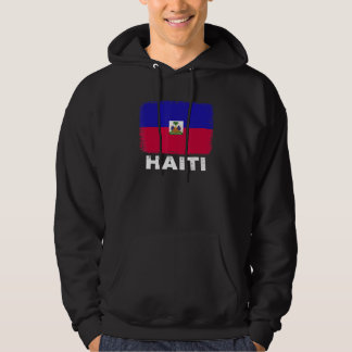 Haïtiaanse vlag steunt Haïtiaanse mensen Vrouwen M Hoodie