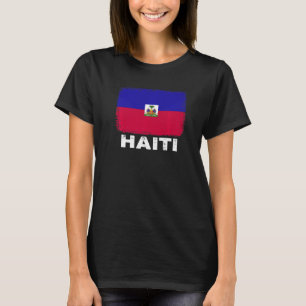 Haïtiaanse vlag steunt Haïtiaanse mensen Vrouwen M T-shirt