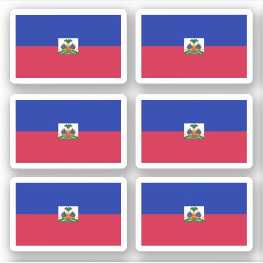 Haïtiaanse vlag sticker (Voorkant)