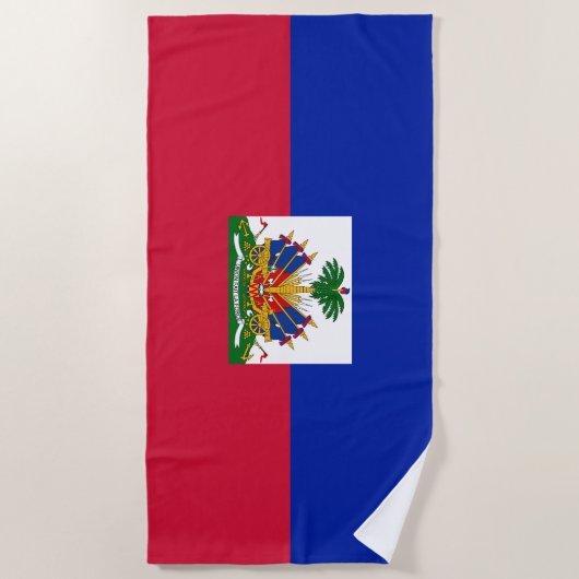 Haïtiaanse vlag strandlaken (Voorkant)