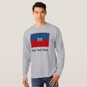 Haïtiaanse vlag t-shirt (Voorkant volledig)