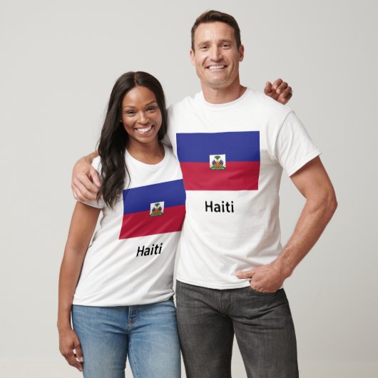 Haïtiaanse vlag t-shirt (Unisex)