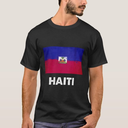 Haïtiaanse vlag t-shirt (Voorkant)