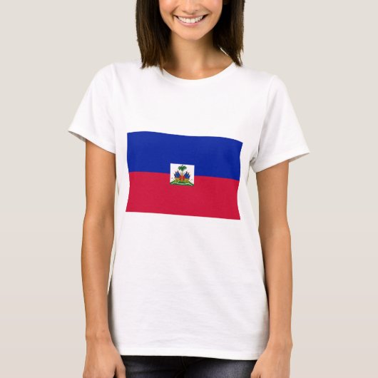 Haïtiaanse vlag t-shirt (Voorkant)
